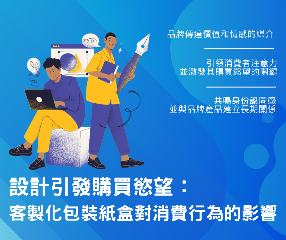 設計引發購買慾望：客製化包裝紙盒對消費行為的影響